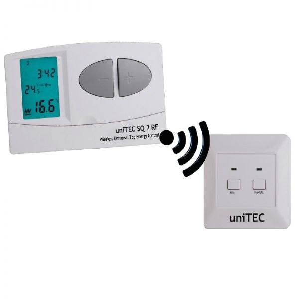 Bežični digitalni programabilni termostat uniTEC SQ7 RF